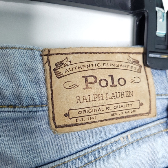 POLO RALPH LAUREN Women's Tompkins Skinny Crop Paint Splatter Jeans Size 29 - Picture 11 of 16